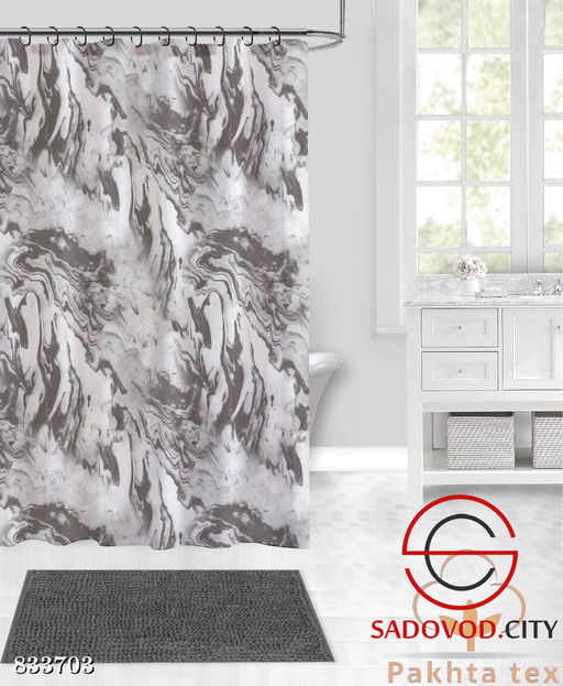 Шторы для ванной и коврик для ванной комнаты с 3D эффектом