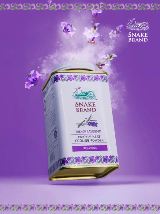 Тальк д/тела Освежающий Лаванда SNAKE BRAND 140 гр  фото 11