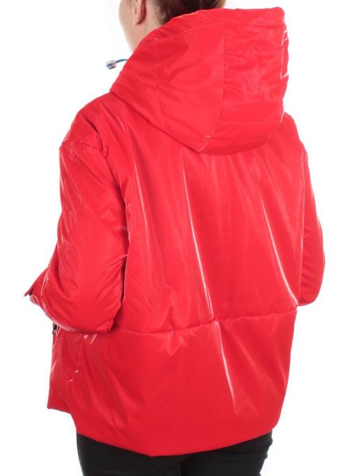 D004 RED Куртка демисезонная женская (100 гр. синтепон)