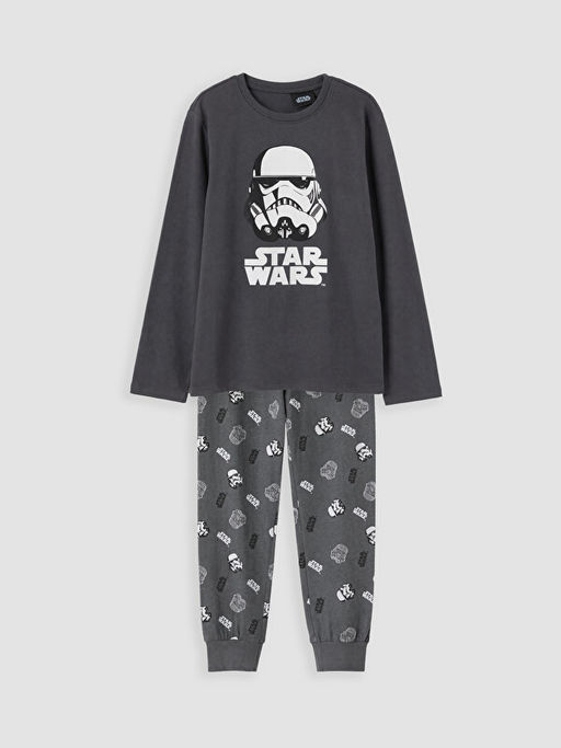 Star Wars Bask?l? Erkek ?ocuk Pijama Tak?m