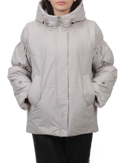 902 GRAY Куртка демисезонная женская (100 гр. холлофайбер)