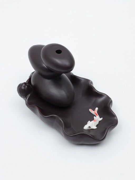 Подставка для благовоний TAKE IT EASY «Баланс и рыбки», стелющийся дым, 4.3×3.5×6 см