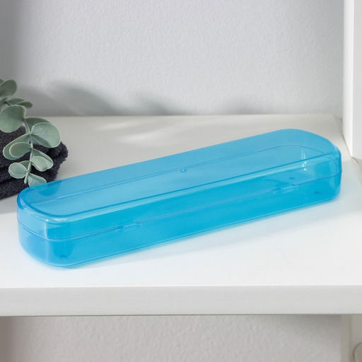 Цена за 2 шт. Футляр для зубной щётки и пасты, 21×6×3 см, МИКС