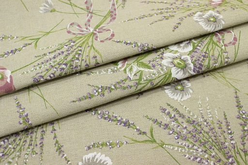 Ткань интерьерная с пропиткой Ароматные букеты, ш.1.5м, хлопок-70%, п/э-30%, 260гр/м.кв - Купава фото 5