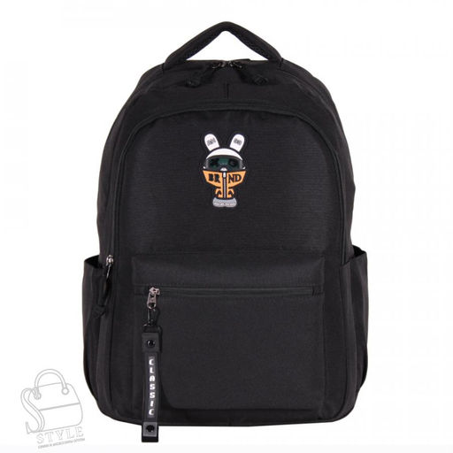 Рюкзак женский текстильный 1866PW black Sikale/30