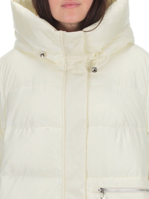 H-2210 WHITE Пальто зимнее женское (200 гр .холлофайбер) - Fashion фото 10