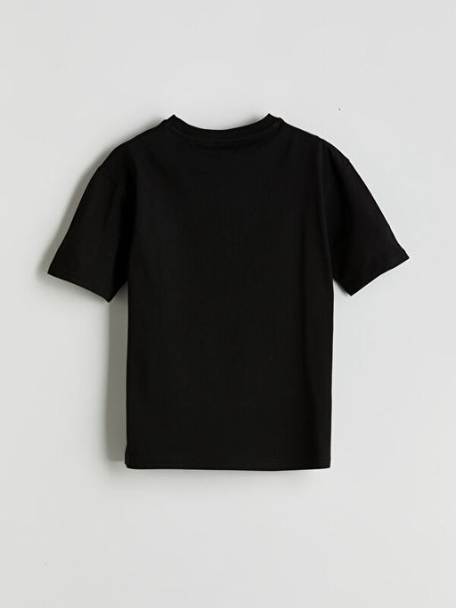 Bisiklet Yaka Minecraft Bask?l? Erkek ?ocuk Ti??rt