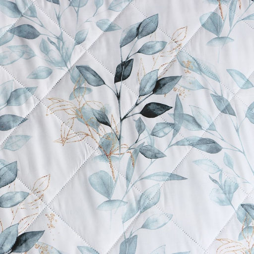 Покрывало LoveLife 2 сп Акварельные листья 180*2105см, микрофайбер, 100% п/э  фото 2