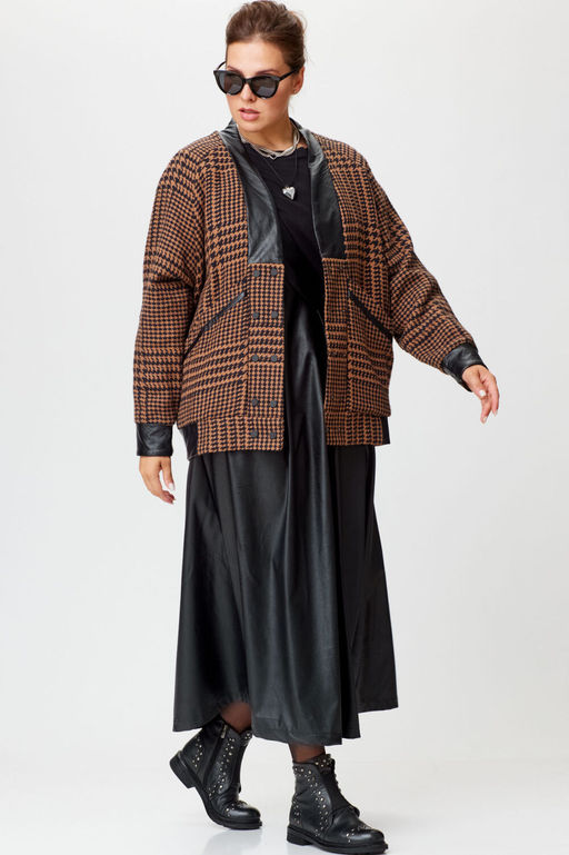 Кардиган SOVA 11187 коричневый фото 2