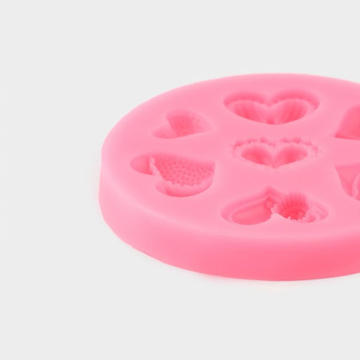 Молд для заливки Сердца ажурные, 7 ячеек, силикон, d=9.5 см, розовый - Simaland фото 3