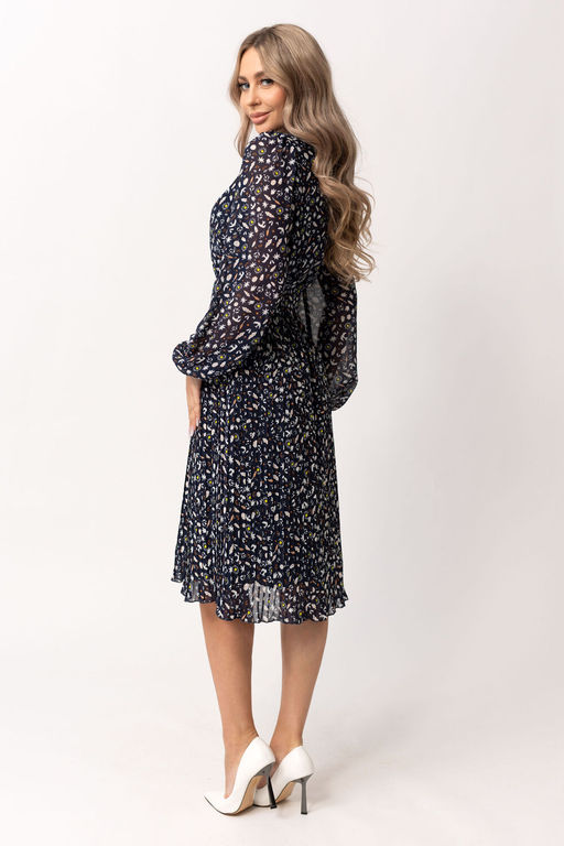 Платье Golden Valley 44001-1 темно-синий  фото 3