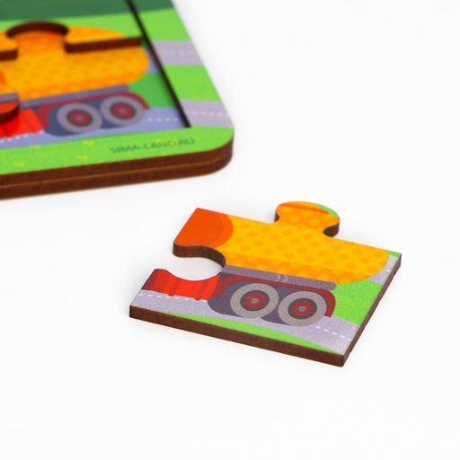 Пазл Весёлое путешествие с подсказкой - Лесная мастерская фото 8