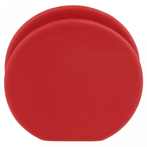 Ваза керамическая "Баухаус" 260мл, 15х4,8х14,5см, горло 4,7х2,3см, глянец, противоскользящие накладки, красный, в коробке (Китай)