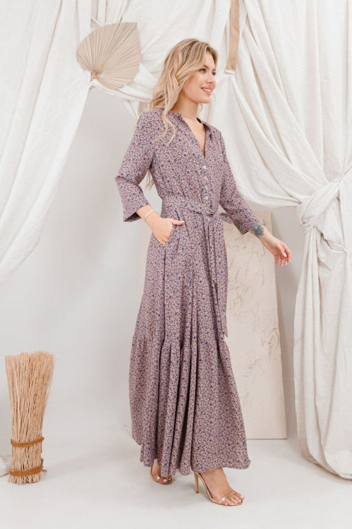 Платье AMORI 9744 цветы  фото 2