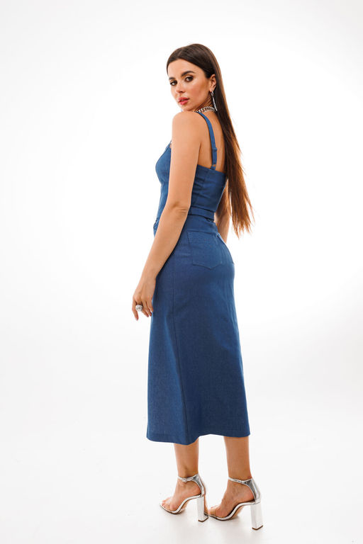 Топ ANELLI 1396 джинс  фото 3