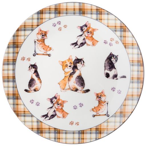 НАБОР ТАРЕЛОК ЗАКУСОЧНЫХ LEFARD ЛУЧШИЕ ДРУЗЬЯ 2 ШТ. 23 СМ  фото 3