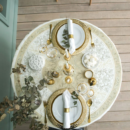 Скатерть круглая Этель Классика d=150 см, 100 % хлопок  фото 9