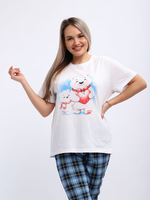 667 Комплект домашней одежды Мишки