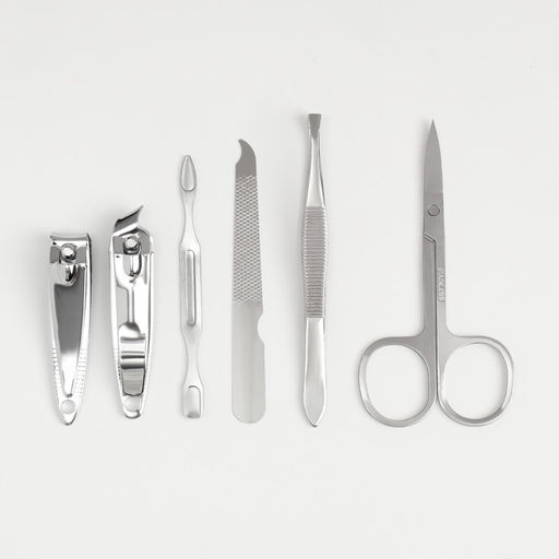 Набор маникюрный Пейзаж, 6 предметов, в футляре, МИКС - Qf фото 2