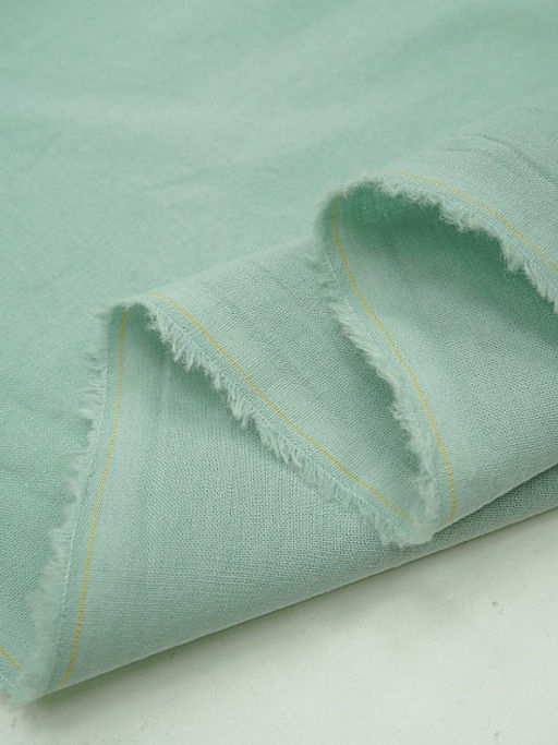 Вареный (стираный) хлопок цв.Св.голубой мох, ш.2.5м, хлопок-100%, 115гр/м.кв - Купава фото 5