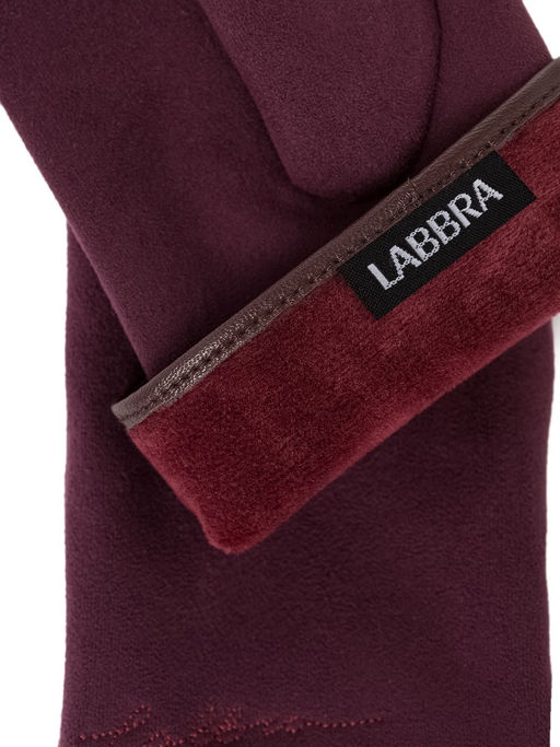 Перчатки жен флис LB-CP-137 plum