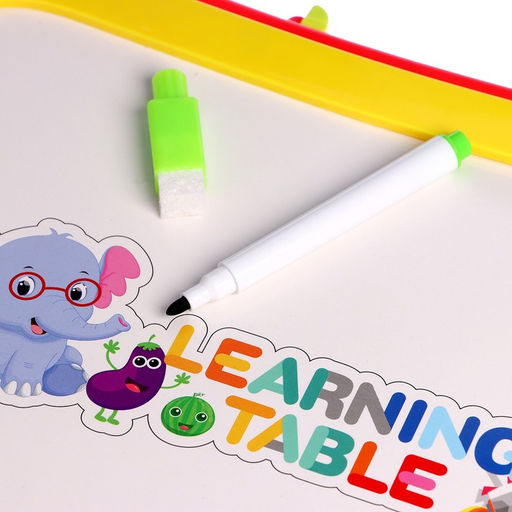 Развивающий столик Играй и учись, цвет красный - Simaland фото 12