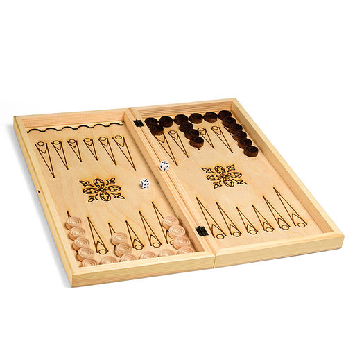 Набор из 5 игр (Русское лото, шахматы, шашки, нарды. домино) доска для шашек/шахмат/нард