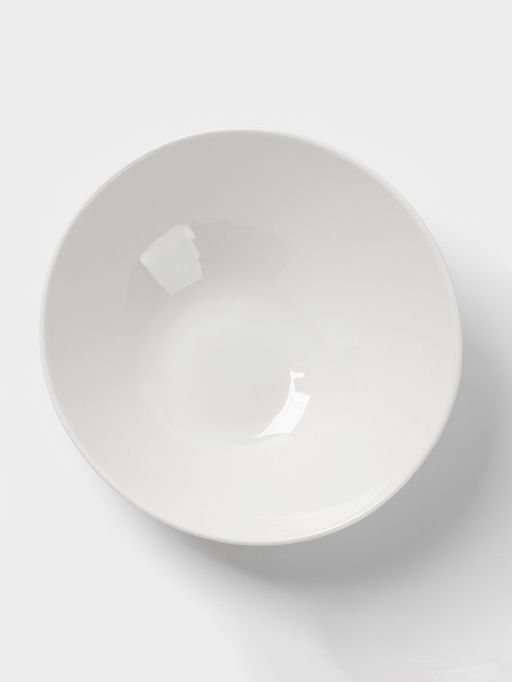 Салатник Доляна White Label, 600 мл, фарфор, белый