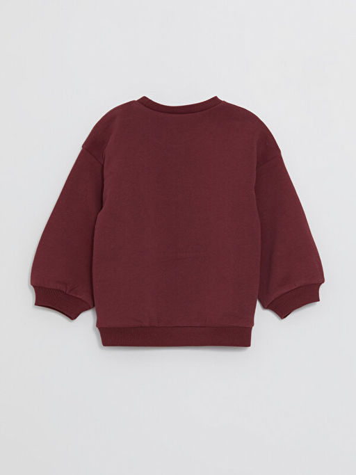 Bisiklet Yaka Bask?l? K?z Bebek Sweatshirt - Waikiki фото 3