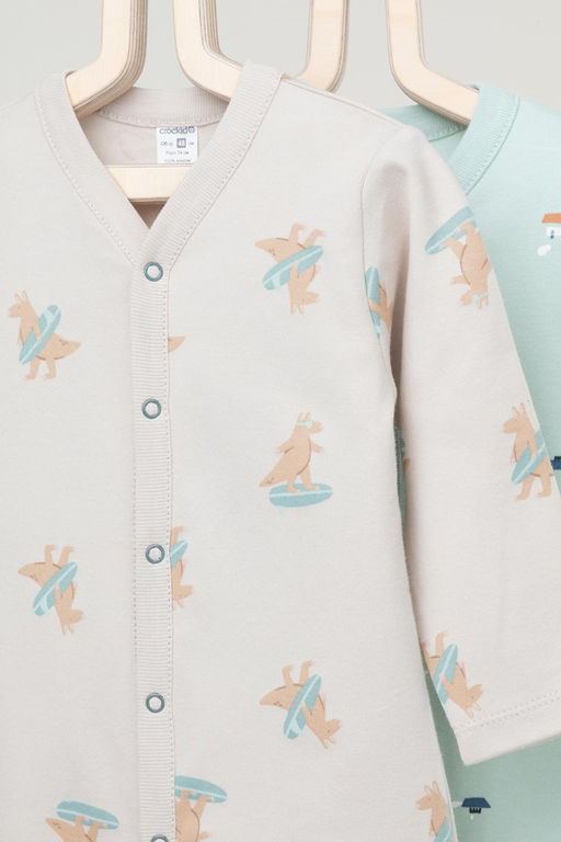 К 6025-2уп/серфинг,маленькие кораблики набор комбинезон (слип) яс - Crockid фото 3