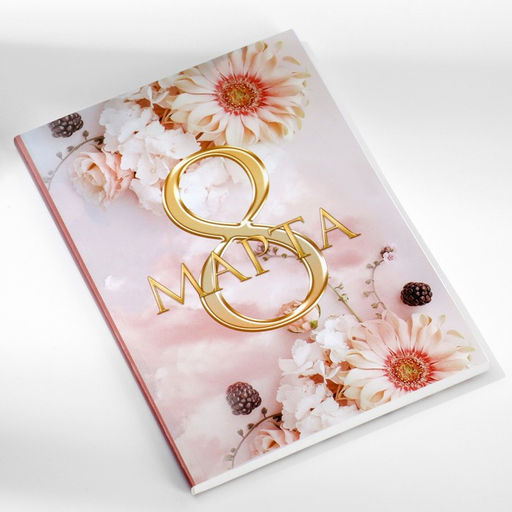 Подарочный набор «8 марта», ежедневник А5, 80 листов и мыльные лепестки