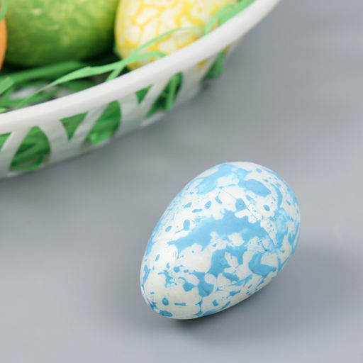 Пасхальный декор для творчества Яйца с кружевом в гнездышке, набор 9 шт., настольная фигурка, 3.5?12?18 см