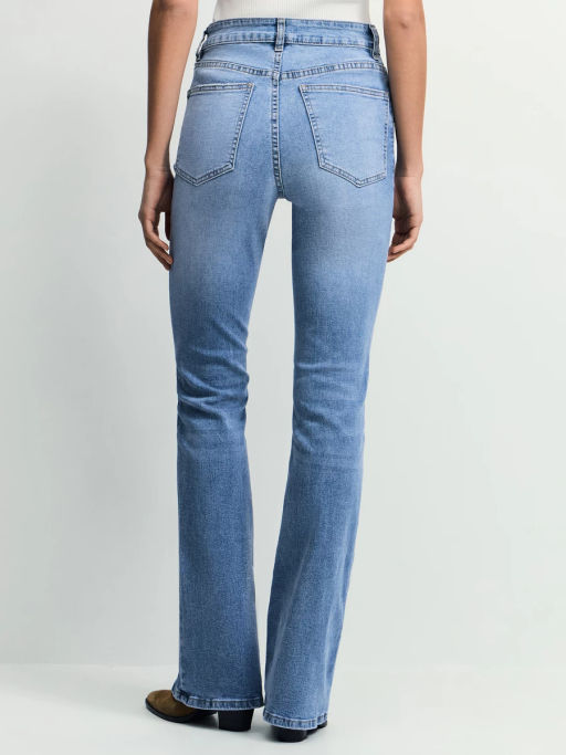 Джинсы bootcut с высокой посадкой / Zarina  фото 5