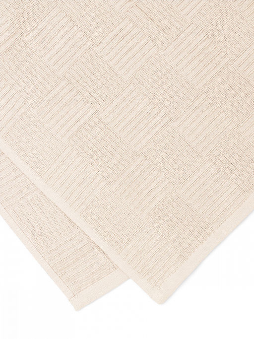 Простыня махровая жаккардовая DeNASTIA 150x200 хлопок 100% молочный молочный махровая ткань, хлопок