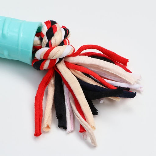 Игрушка-трубка с резьбой на канате Фонтан, трубка 7,5 см, микс цветов - Пижон фото 3