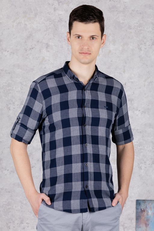 рубашка 
 17.7507-LACIVERT - Ce&ce фото 3