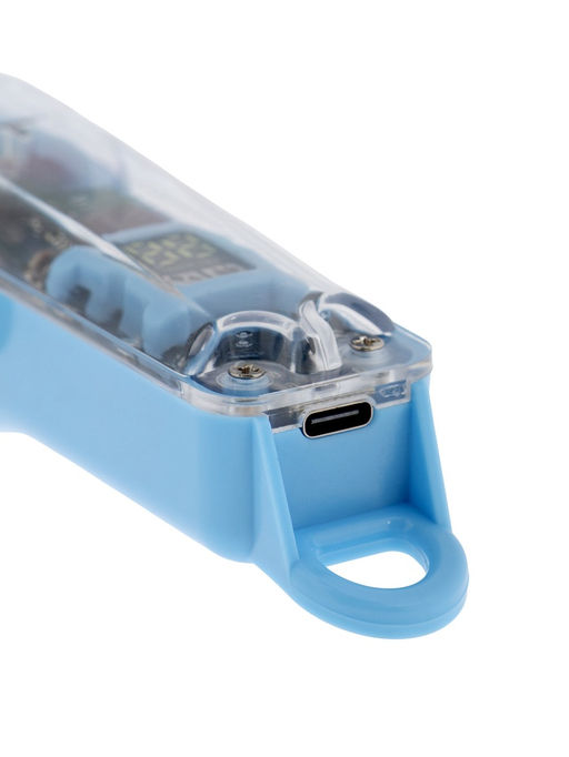 Машинка для стрижки LTRI-14, 1,5/2/3/4 мм, USB, голубая