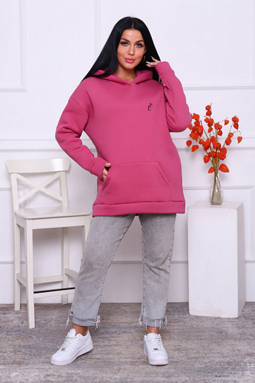 Толстовка с капюшоном, футер с начесом 3-х нитка (878-3) - Плиона фото 22