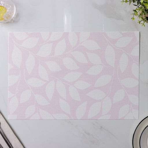 Набор салфеток сервировочных Доляна Розовое настроение, 4 шт, 4530 см, цвет розовый  фото 3