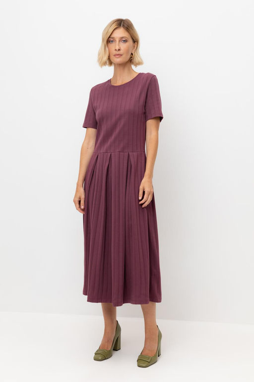 ЕВТ 5045/сливовое вино платье жен