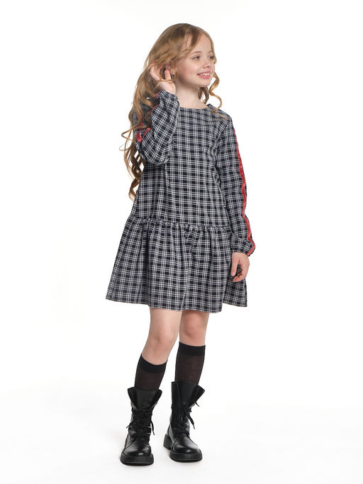 Платье в клетку UD 7811 син.клетка - Mini maxi фото 3