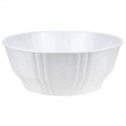 "Садовник" Миска пластмассовая 5,5л, д30см, h12см, белый мрамор, ГОСТ Р 50962-96 (Россия)