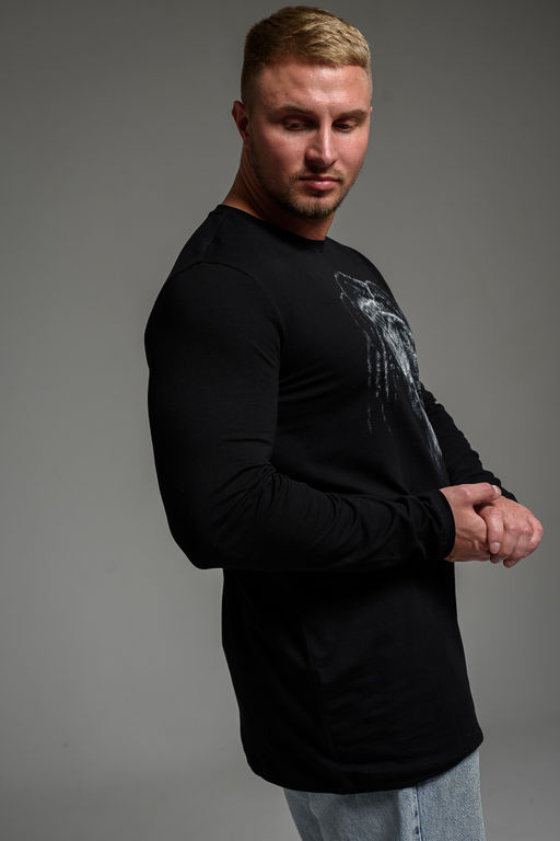 8514/1 Футболка с длинным рукавом мужская