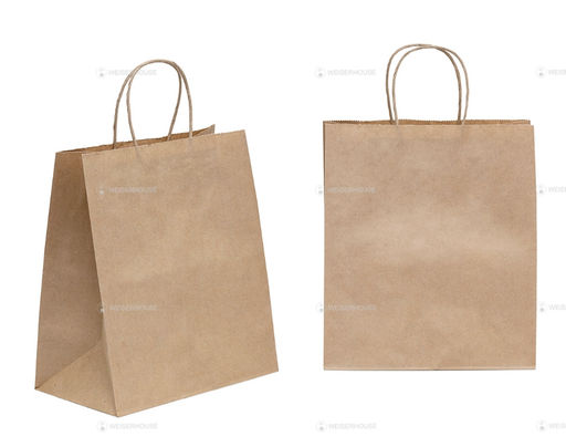 Пакет крафт с ручками (240*140*280), 1 уп*10шт.