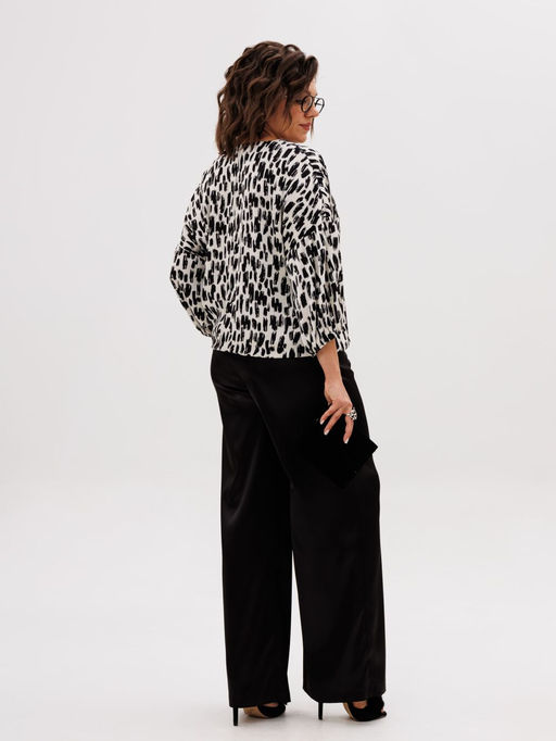 Блуза ANELLI 1676.1-Р сафари шелк  фото 6