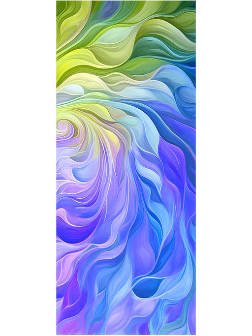 Большой мягкий очень нежный двусторонний палантин в стиле арт-деко - Tantino фото 9