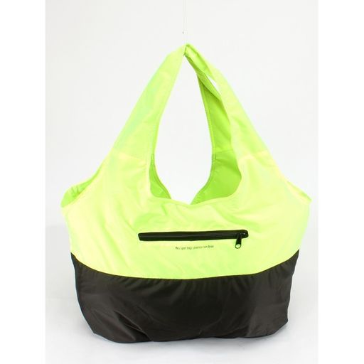 Сумка молодежная SKP-337 (нейлон), 1отд, 1внеш карм, черный/салатовый 248172 - Adelia фото 2