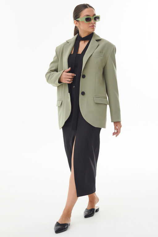 Жакет AURA 1068-164 олива  фото 3