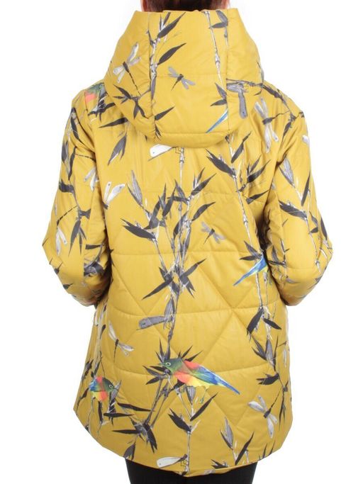 806 YELLOW Куртка демисезонная женская (100 гр. синтепон) - Фабричный китай фото 4