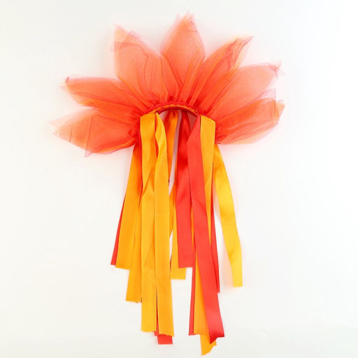 Карнавальный ободок «Лучистое солнце», красно-оранжевый